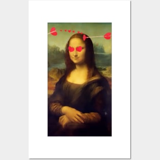 Gioconda - Mona Lisa instagram filters - Hearth Eyes Posters and Art